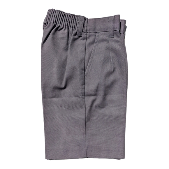 A+ School Apparel Regular Grey School Uniform Shorts - Picture 3 of 4